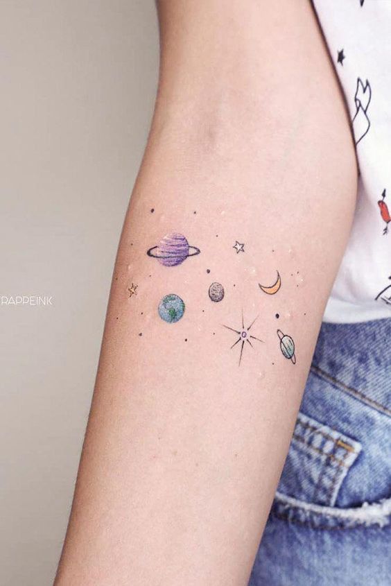Solar System Tattoos 199