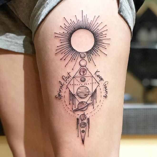 Solar System Tattoos 200