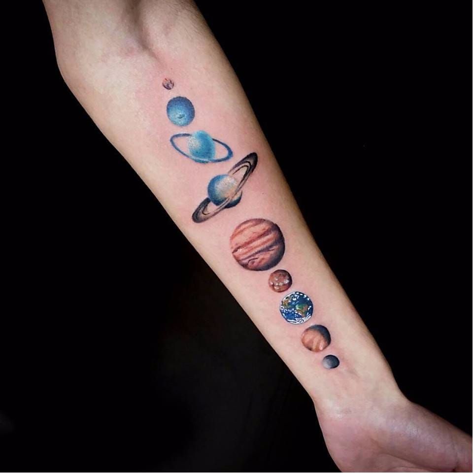 Solar System Tattoos 203