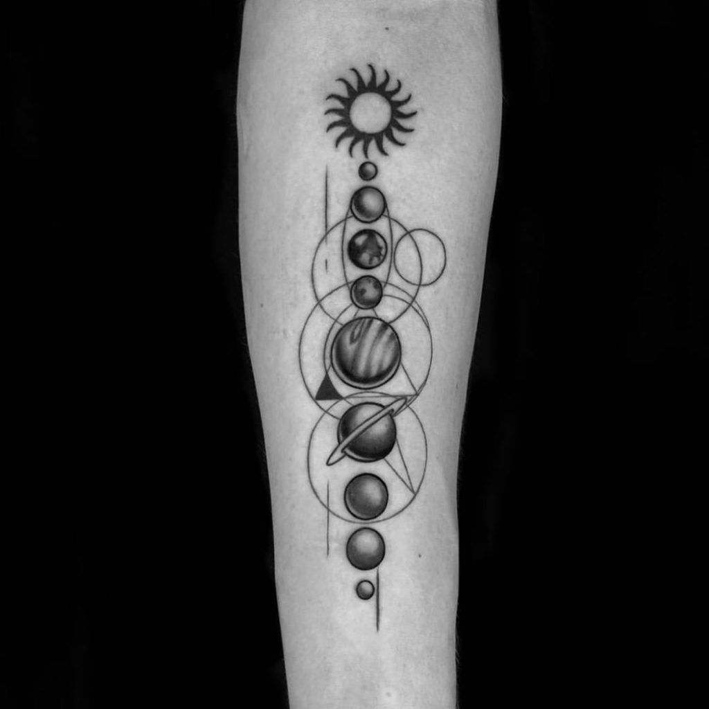 Solar System Tattoos 204