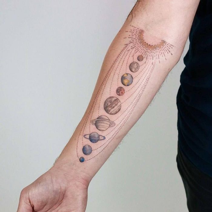 Solar System Tattoos 205