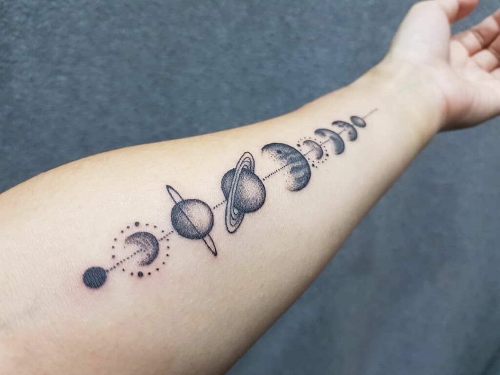 Solar System Tattoos 207