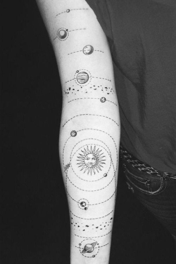 Solar System Tattoos 208