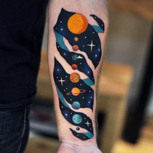 Solar System Tattoos 215