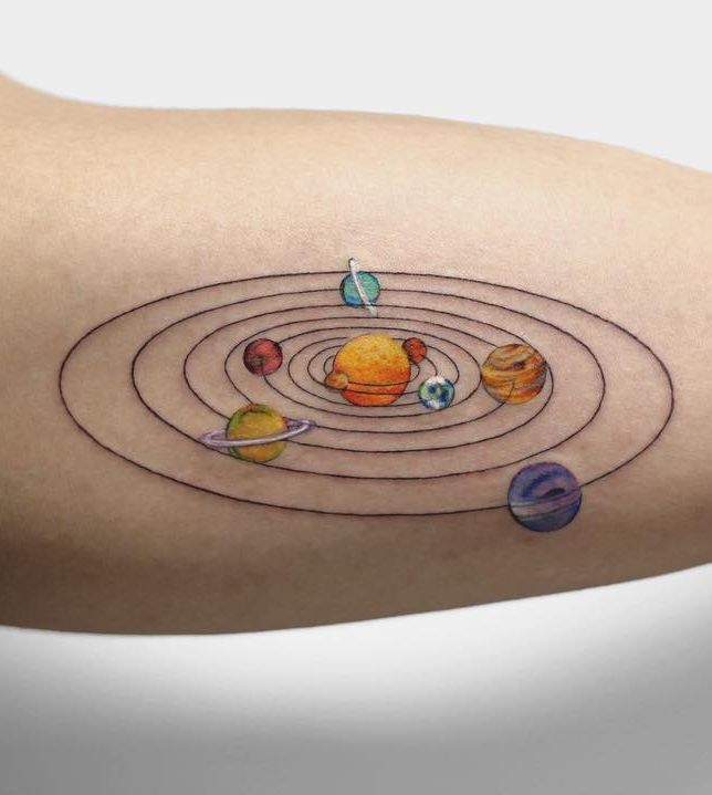 Solar System Tattoos 218