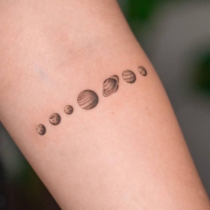 Solar System Tattoos 220