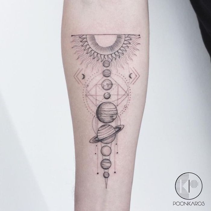 Solar System Tattoos 226