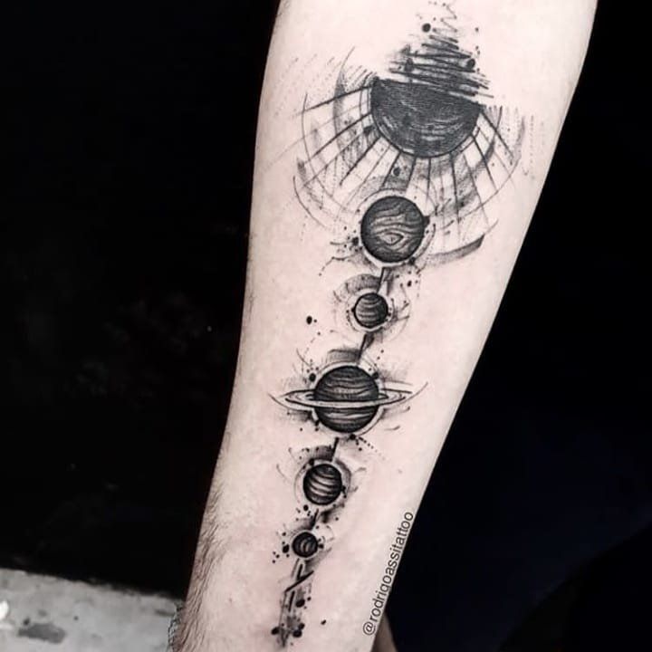 Solar System Tattoos 227