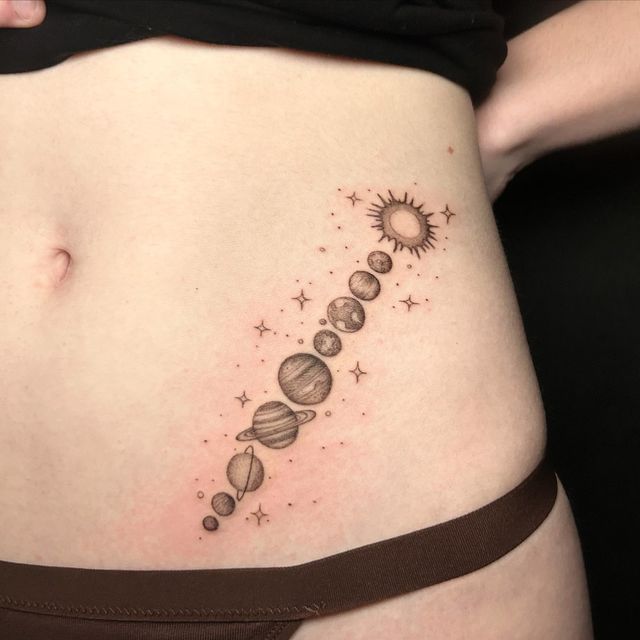 Solar System Tattoos 232