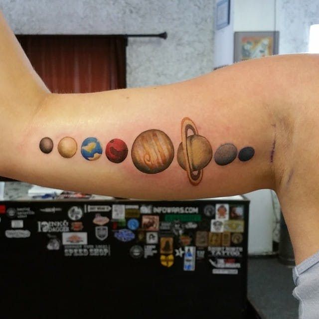 Solar System Tattoos 234