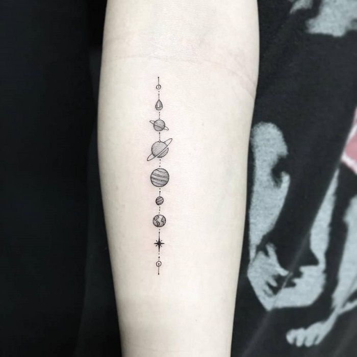 Solar System Tattoos 235