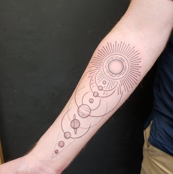 Solar System Tattoos 238
