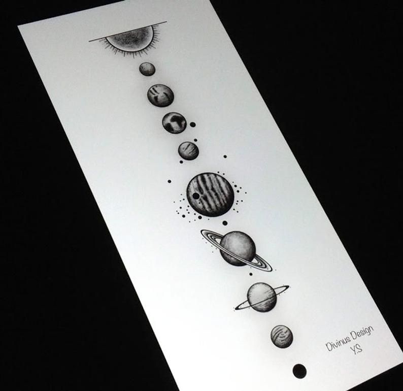 Solar System Tattoos 241