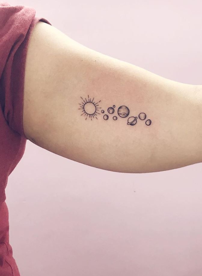 Solar System Tattoos 242