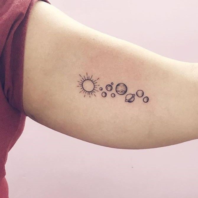 Solar System Tattoos 246