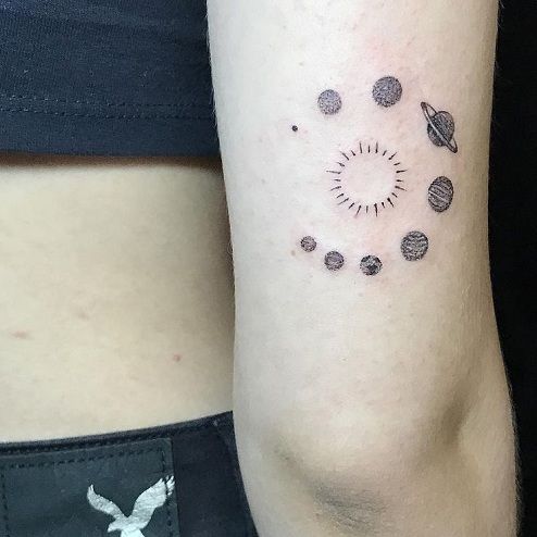 Solar System Tattoos 255
