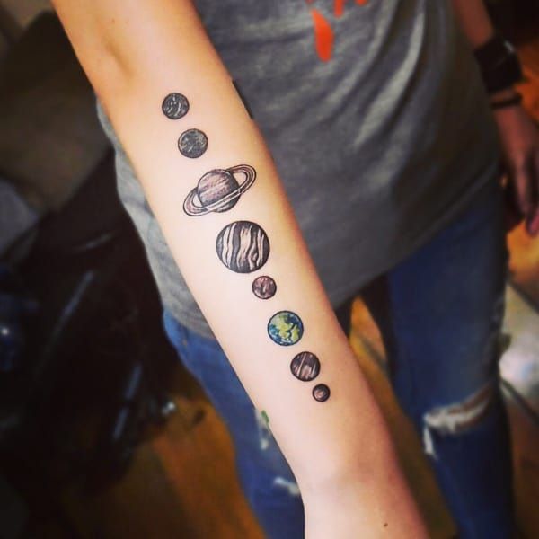 Solar System Tattoos 259