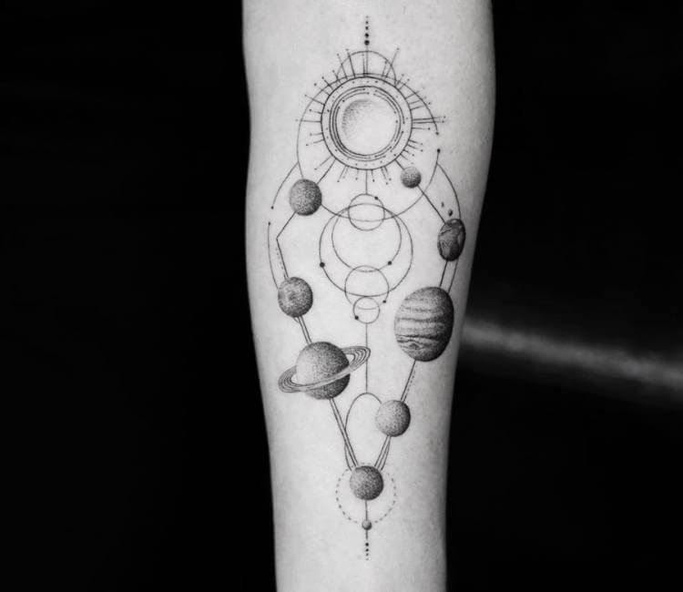Solar System Tattoos 264
