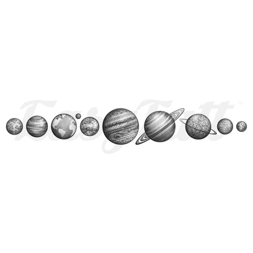 Solar System Tattoos 265