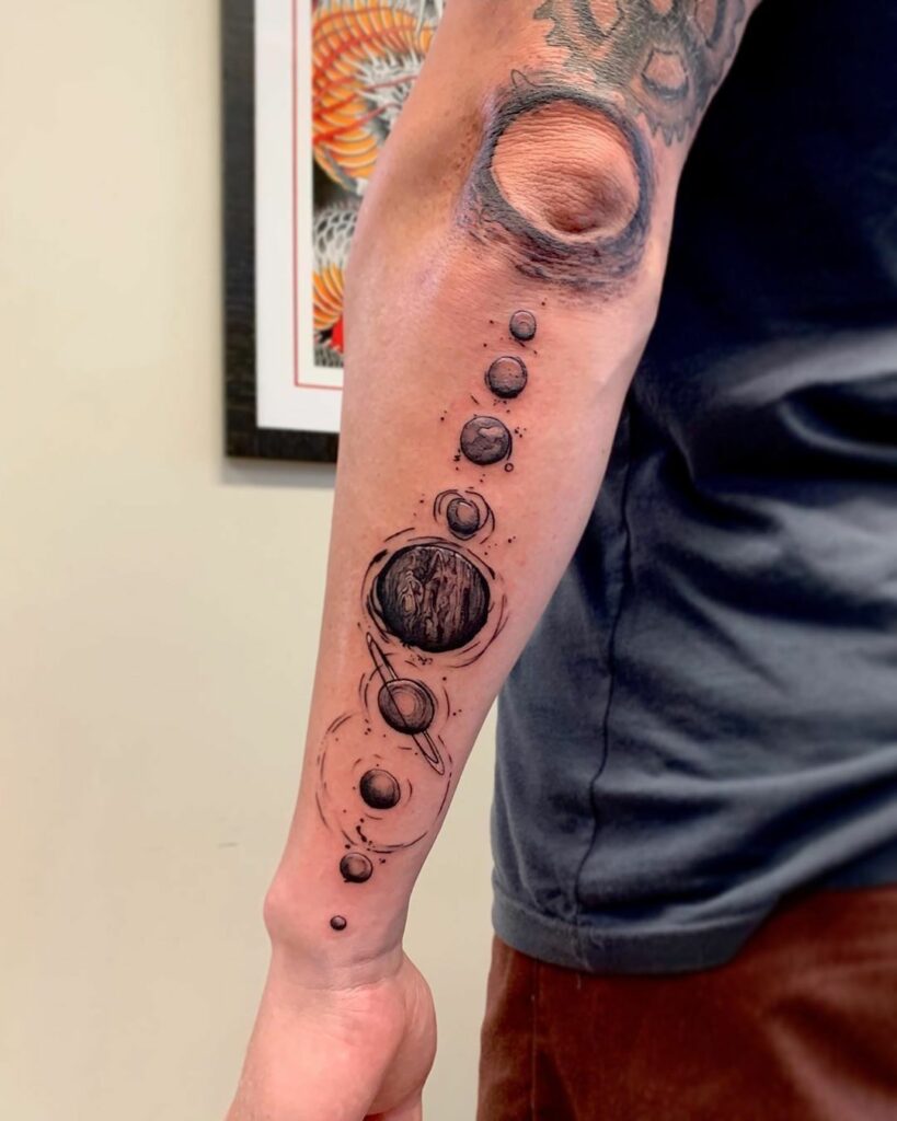 Solar System Tattoos 71