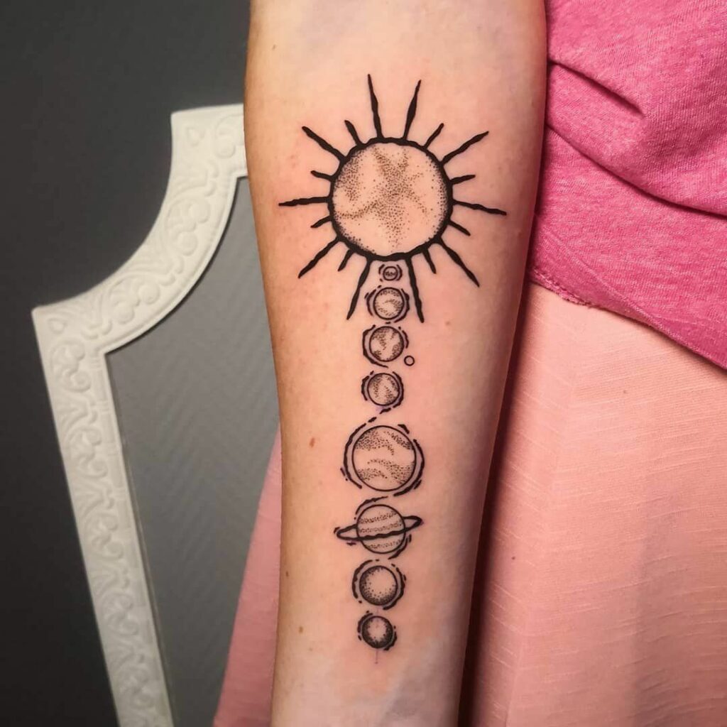 Solar System Tattoos 87