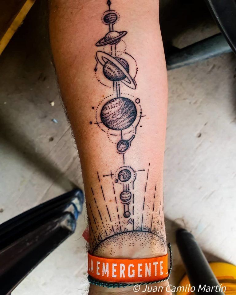 Solar System Tattoos 89