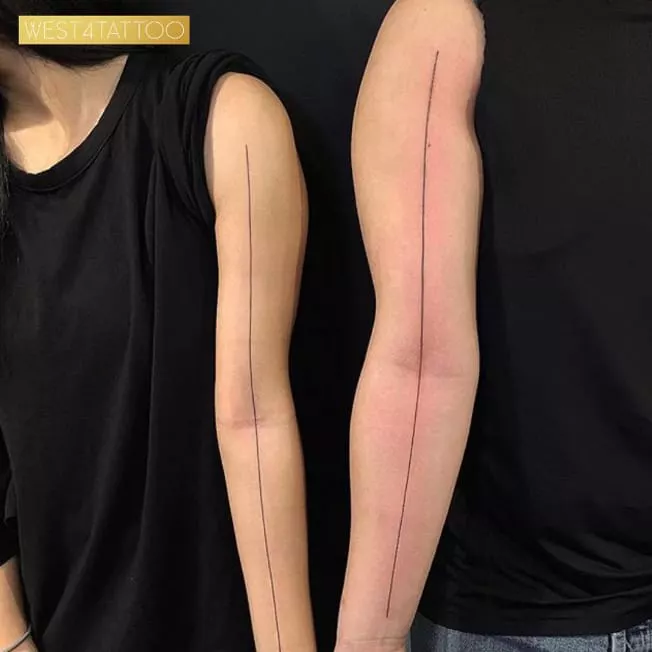 Single Line Tattoo 12