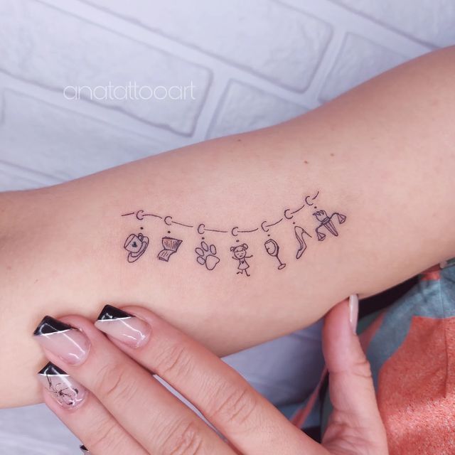 Single Line Tattoo 207