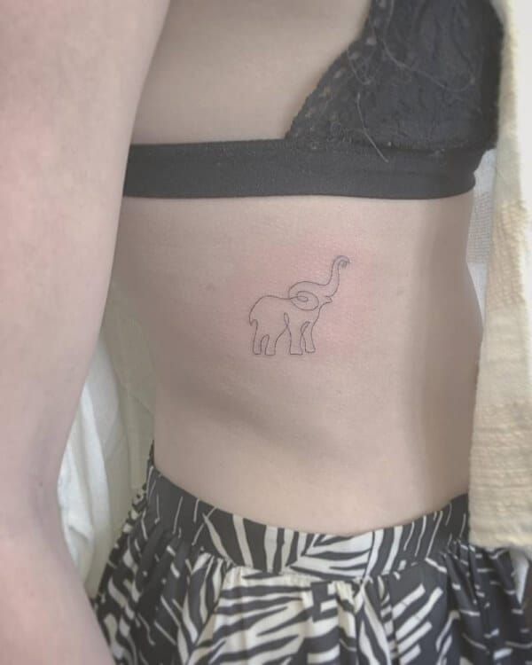 Single Line Tattoo 226