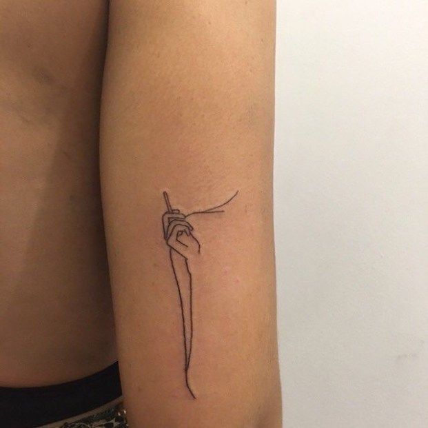 Single Line Tattoo 230