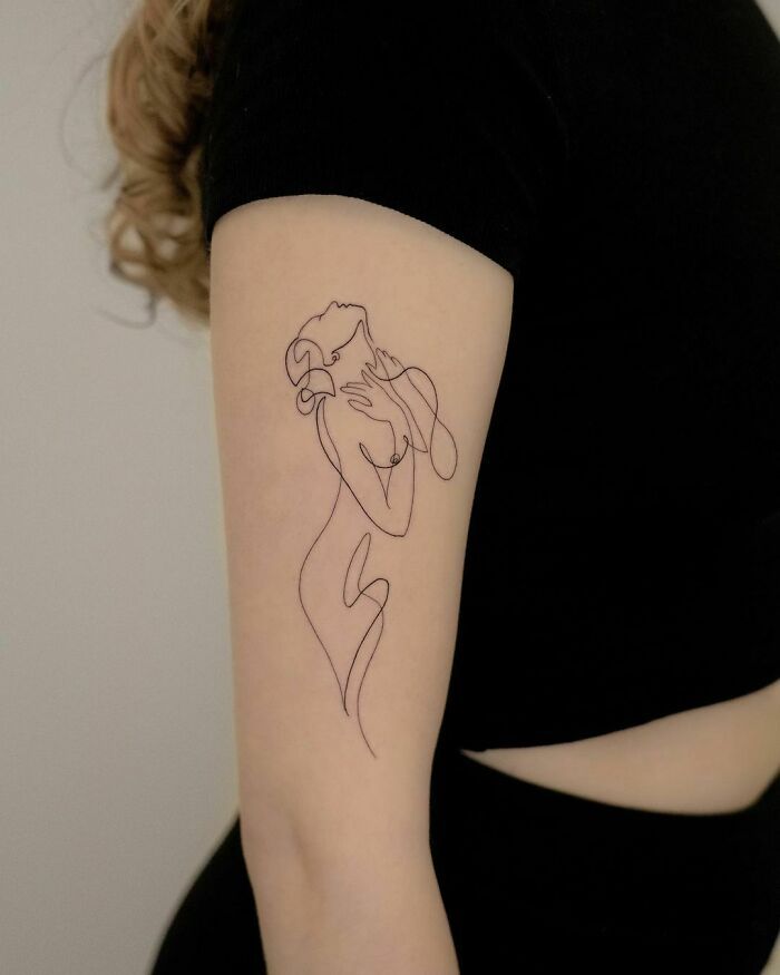 Single Line Tattoo 234