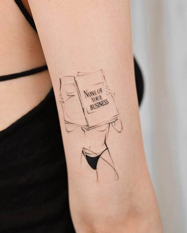 Single Line Tattoo 240
