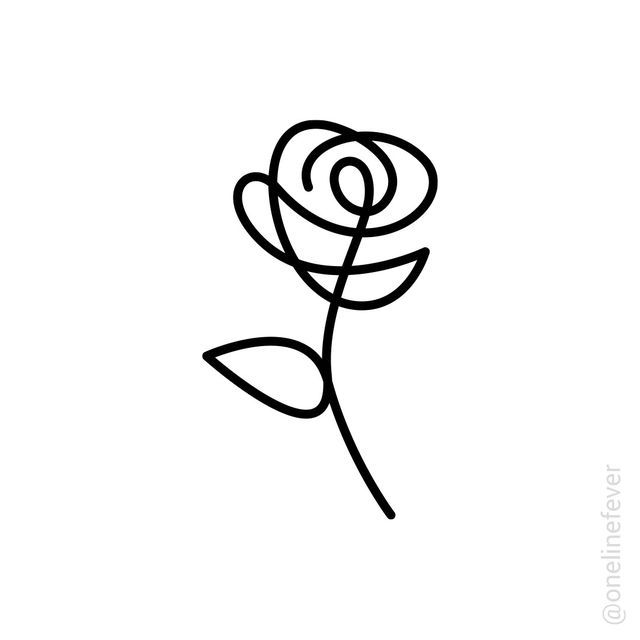Single Line Tattoo 347