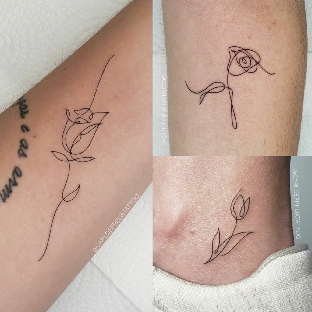 Single Line Tattoo 35 1
