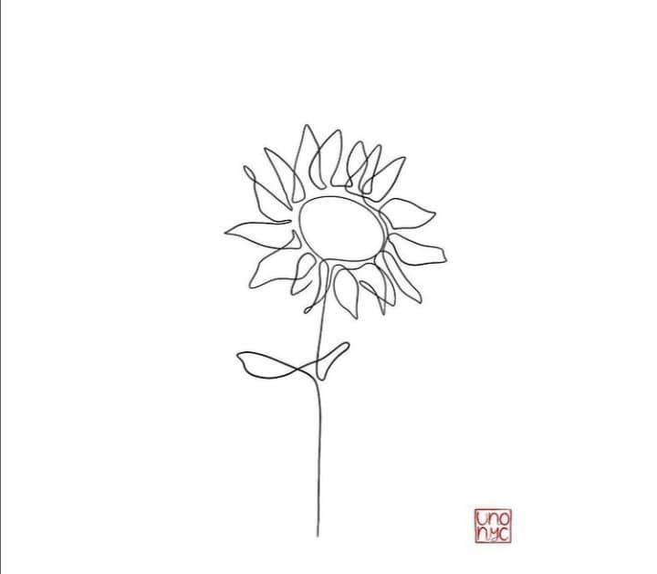 Single Line Tattoo 354