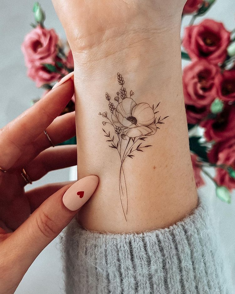 Single Line Tattoo 45 1