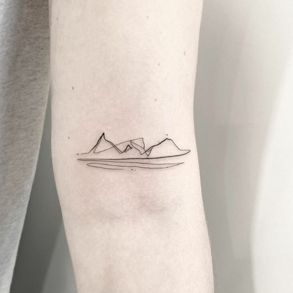 Single Line Tattoo 70 1