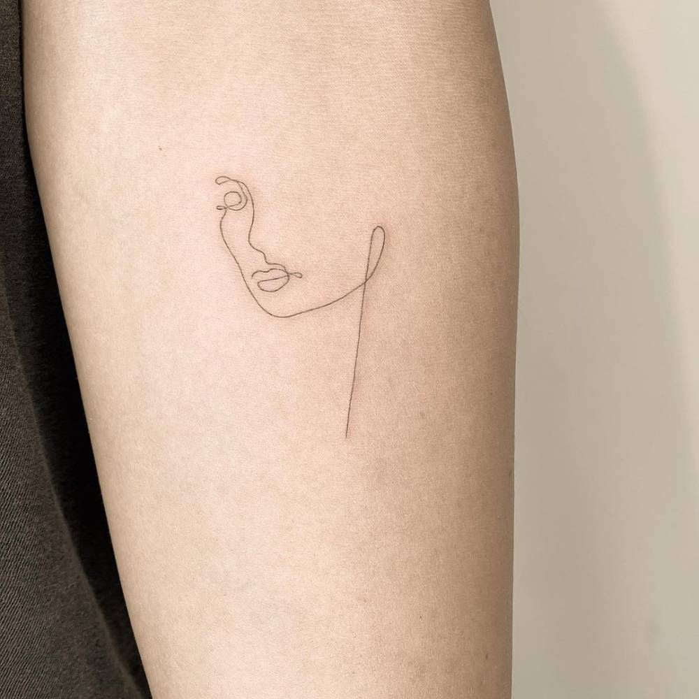 Single Line Tattoo 73 1