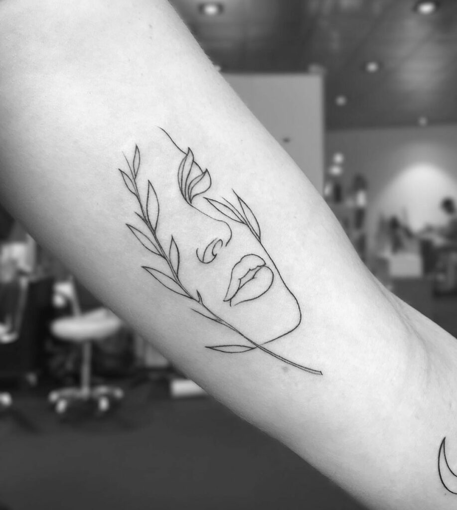 Single Line Tattoo 77 1
