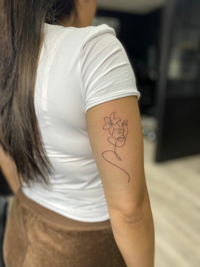 Single Line Tattoo 96 1
