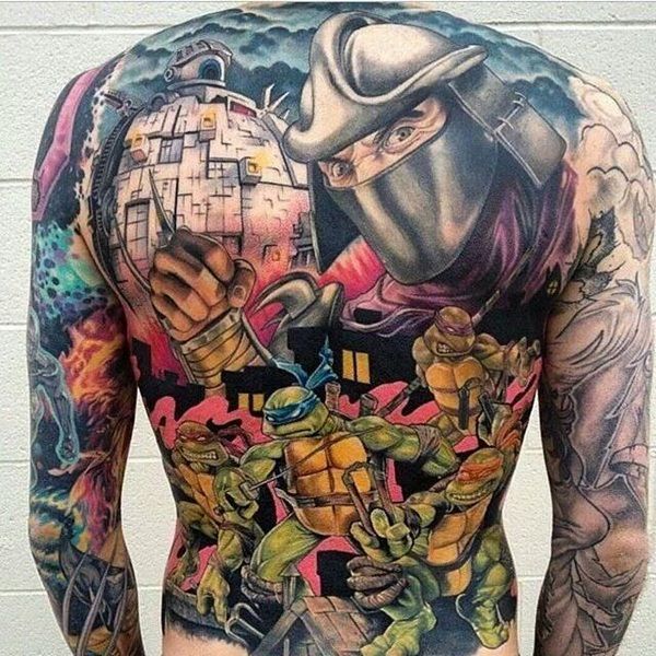 Teenage Mutant Ninja Turtle Tattoos 109