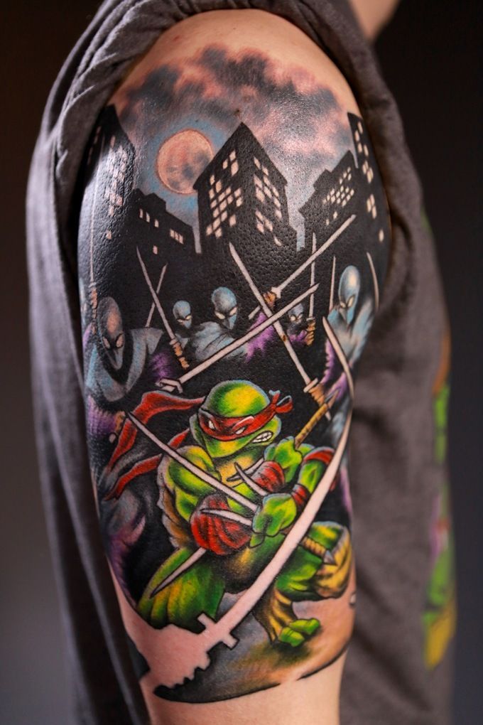 Teenage Mutant Ninja Turtle Tattoos 113