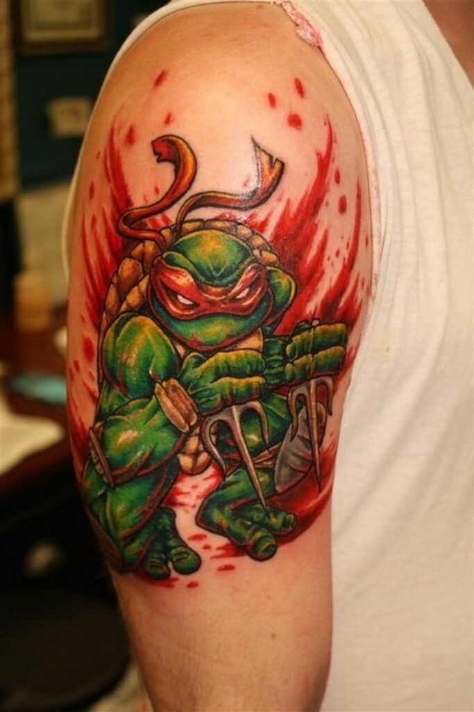 Teenage Mutant Ninja Turtle Tattoos 114