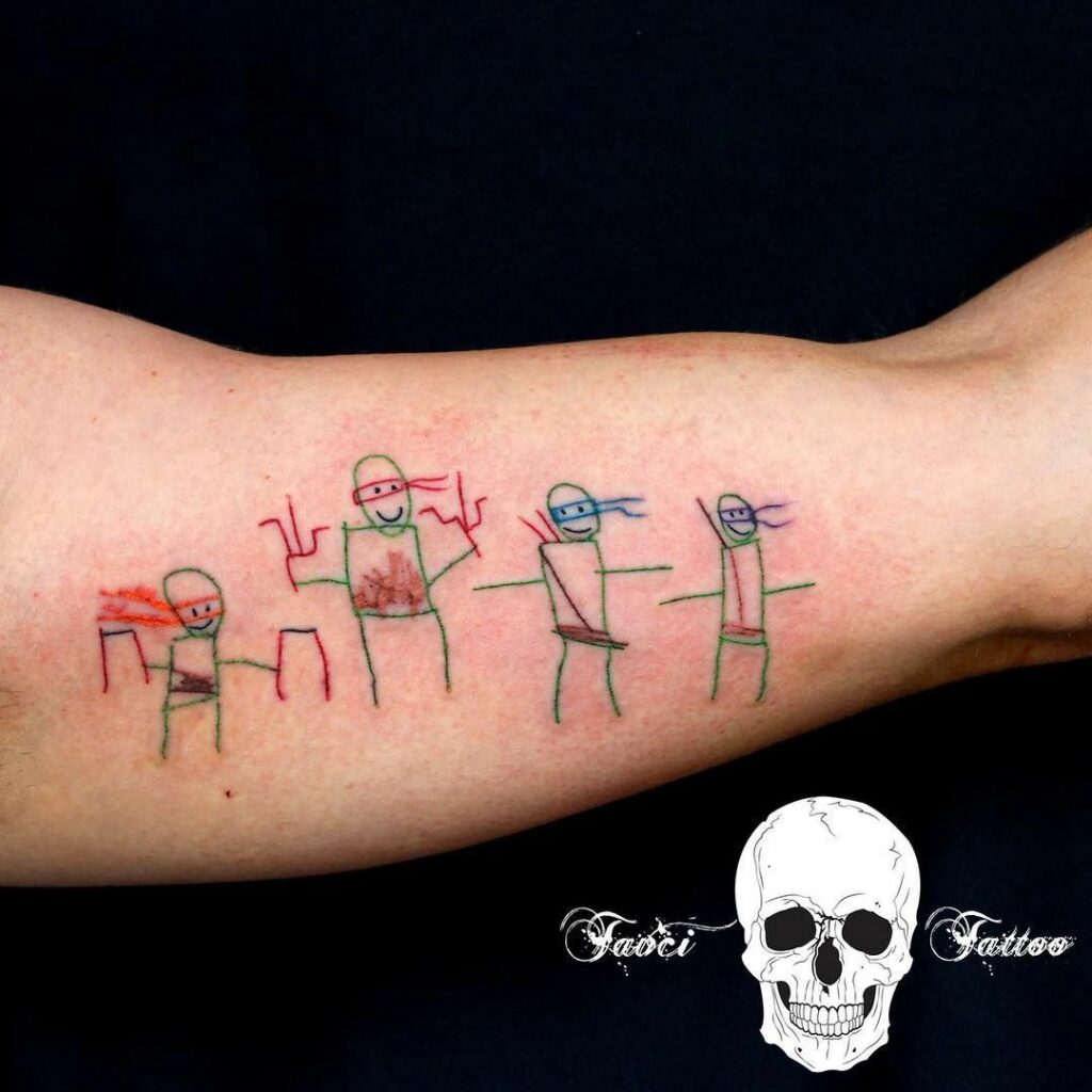 Teenage Mutant Ninja Turtle Tattoos 120