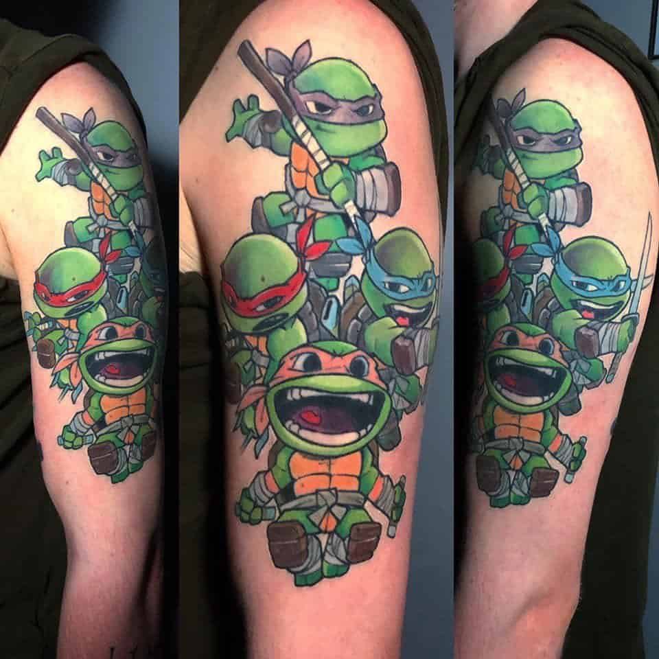 Teenage Mutant Ninja Turtle Tattoos 133