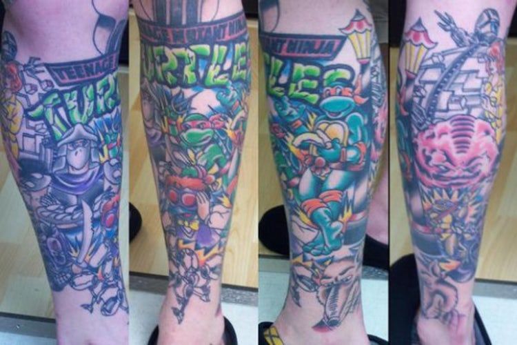 Teenage Mutant Ninja Turtle Tattoos 157