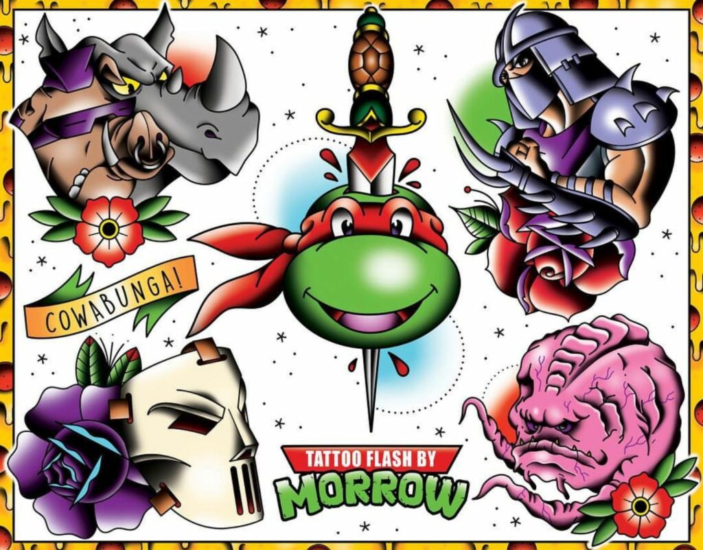 Teenage Mutant Ninja Turtle Tattoos 21