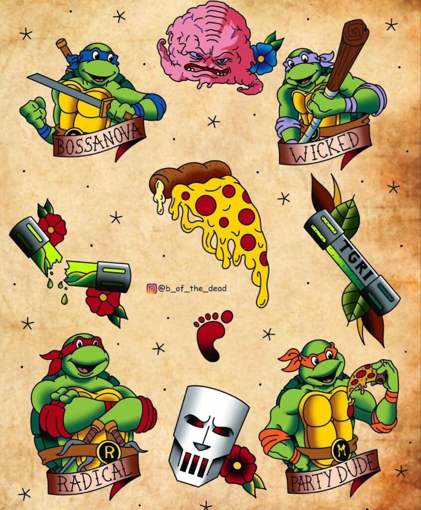 Teenage Mutant Ninja Turtle Tattoos 31