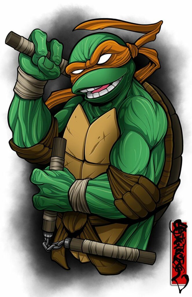 Teenage Mutant Ninja Turtle Tattoos 53