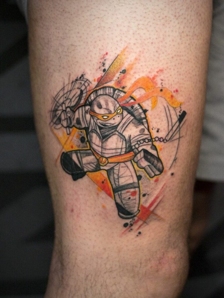 Teenage Mutant Ninja Turtle Tattoos 61